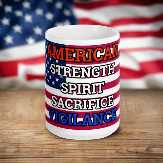 AMSSSV76 AMERICAN PRIDE COFFEE MUG