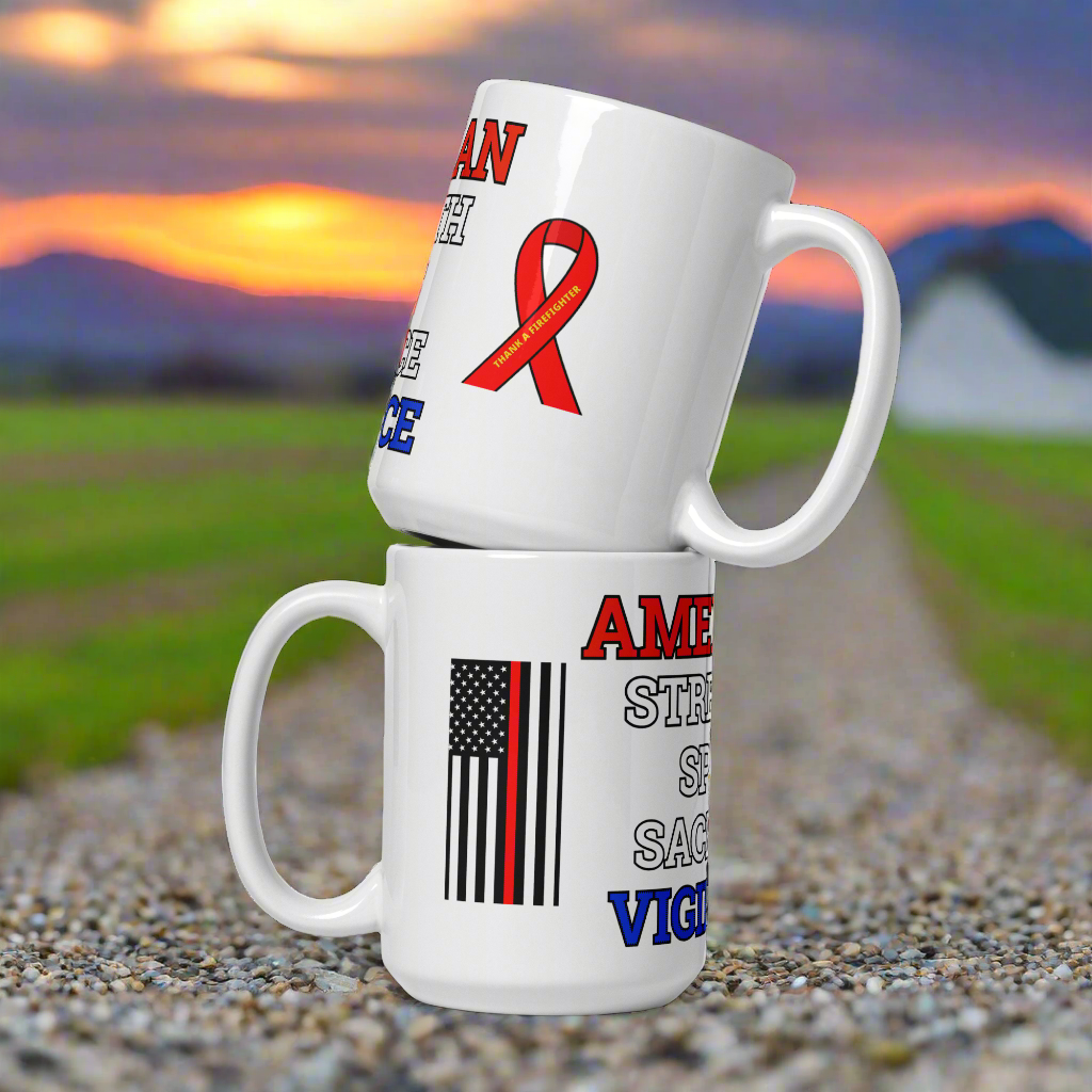 AMSSSV76 FIREFIGHTER COFFEE MUG STYLE 3