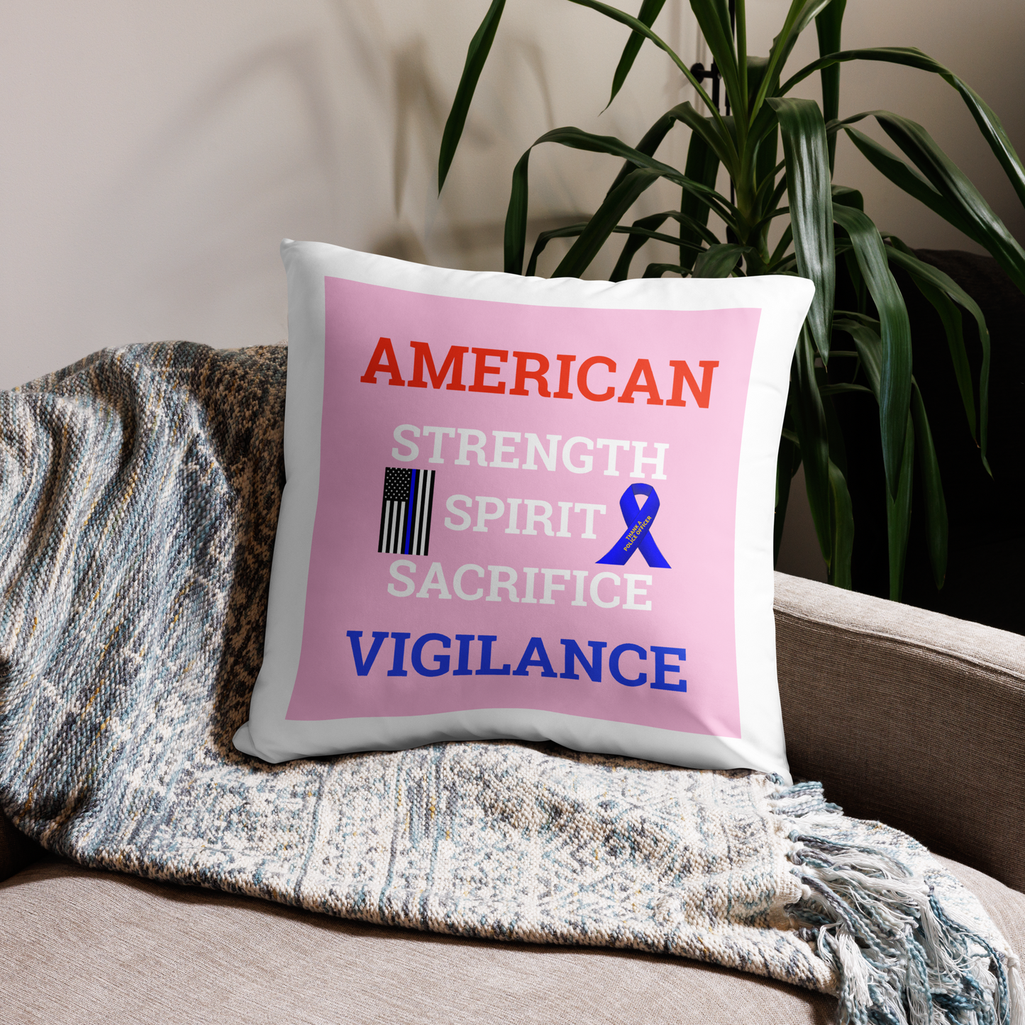 AMSSSV76 PATRIOTIC P.O PILLOW STYLE 2