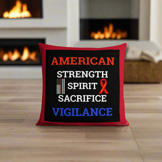 AMSSSV76 PATRIOTIC FF PILLOW STYLE 1