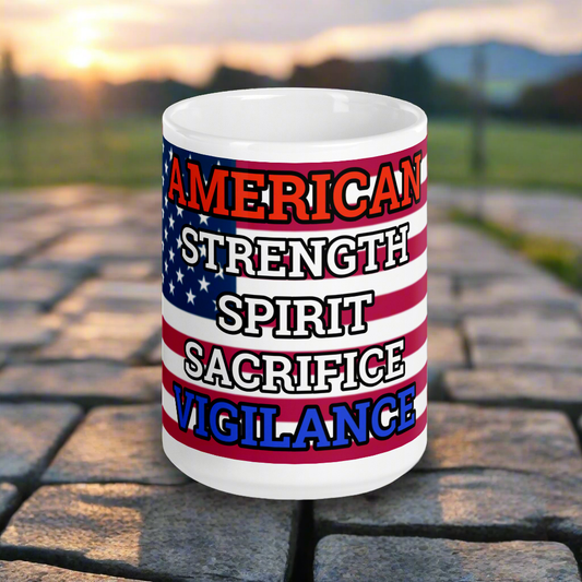 AMSSSV76 AMERICAN PRIDE COFFEE MUG