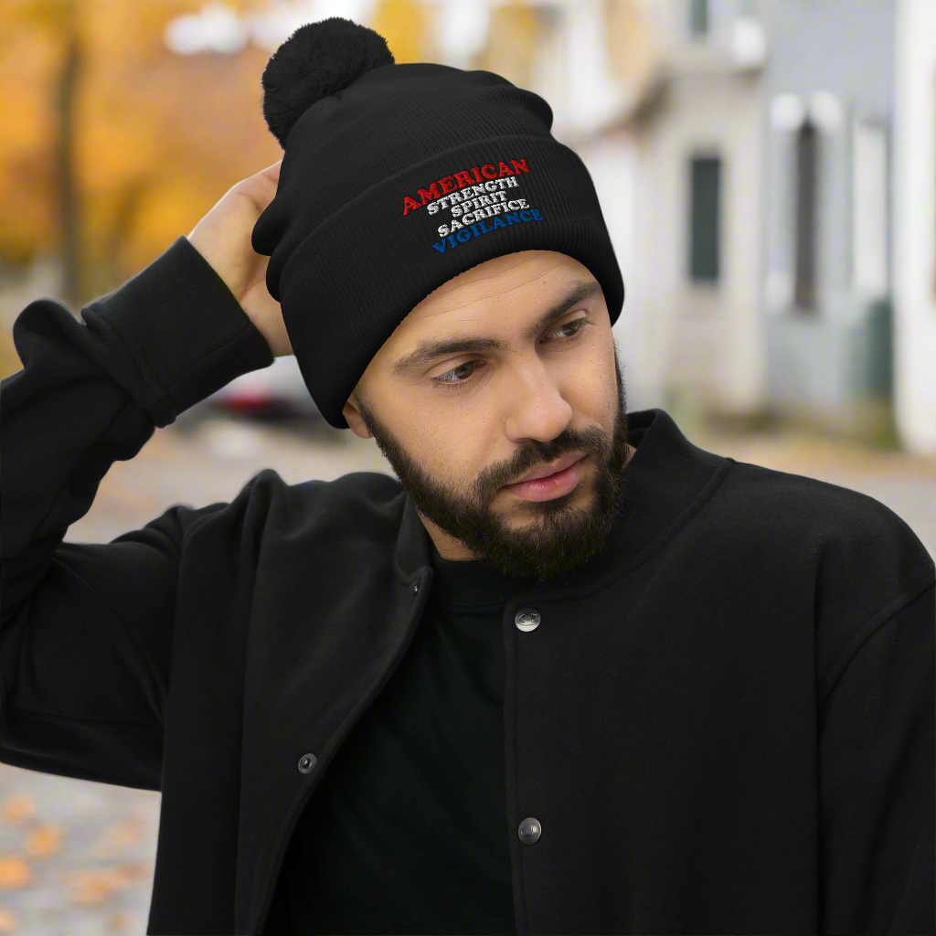 AMSSSV76 POM-POM BEANIE